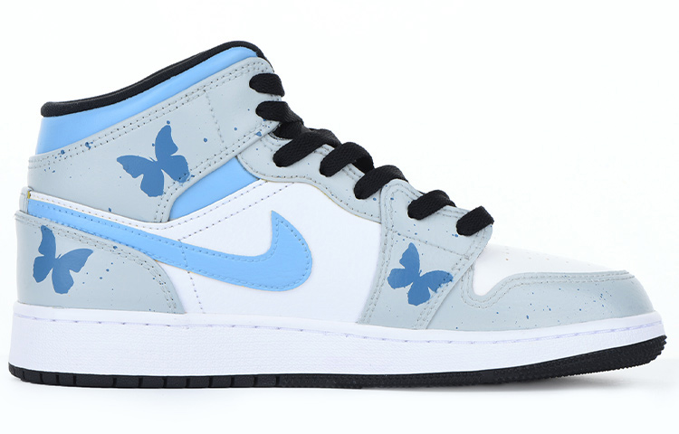 Order Jordan 1 Mid "Oro Universitario" San Valentín 554724-170(Team拾伍-男款情人节主题蝴蝶)