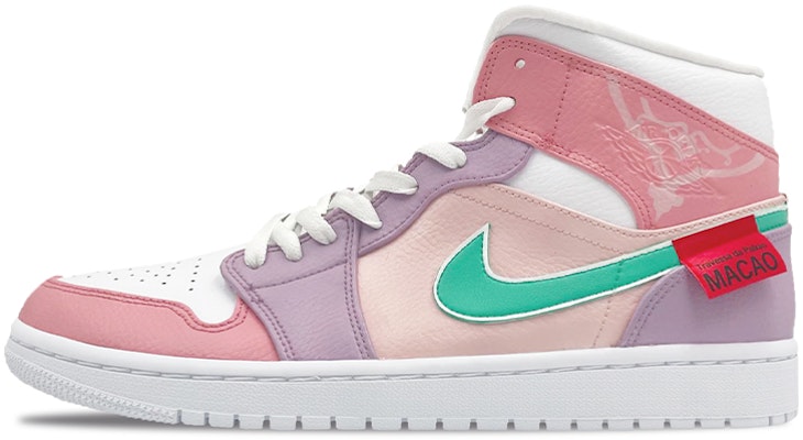 Sepatu Kustom Air Jordan 1 Mid 'Valentine's Day Love Lane' Kustom 554724-130(TeamE-男款恋爱巷喷绘紫粉) Buy Sepatu Kustom Air Jordan 1 Mid 'Valentine's Day Love Lane' Kustom 554724-130(TeamE-男款恋爱巷喷绘紫粉)