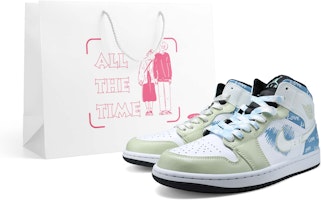 カスタムAJ1ミッド "バレンタイン赤青緑" 554724-132(Team36-男款LOVE的心) Buy カスタムAJ1ミッド "バレンタイン赤青緑" 554724-132(Team36-男款LOVE的心)