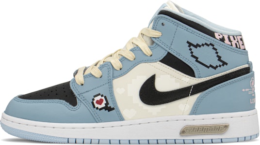エアジョーダン1 MID "バレンタイン ピクセルブルーハート" 555112-401(TeamA-AJ像素蓝) Buy エアジョーダン1 MID "バレンタイン ピクセルブルーハート" 555112-401(TeamA-AJ像素蓝)