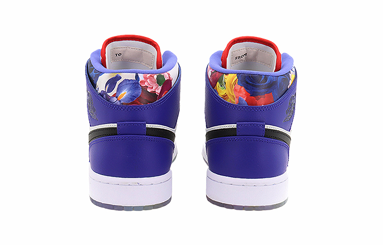 Purchase 에어 조던 1 미드 '발렌타인 플로럴' (커스텀) FD4330-101(Team10-情人花卉)