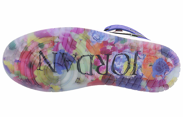 Details for 에어 조던 1 미드 '발렌타인 플로럴' (커스텀) FD4330-101(Team10-情人花卉)