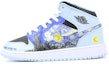 Buy 【定制球鞋】 Jordan Air Jordan 1 Mid 油畫風 梵高星空 中幫 復古籃球鞋 GS 藍黑