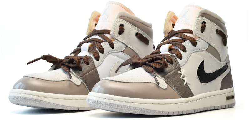 에어 조던 1 미드 '바닐라 라떼' (커스텀) DQ3726-100(TeamE-女款香草拿铁白棕) Lookbook 에어 조던 1 미드 '바닐라 라떼' (커스텀) DQ3726-100(TeamE-女款香草拿铁白棕)