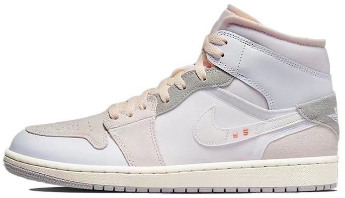 【客製化球鞋】 Jordan Air Jordan 1 Mid 香草拿鐵 中筒 復古籃球鞋 男款 白棕 Sizing 【客製化球鞋】 Jordan Air Jordan 1 Mid 香草拿鐵 中筒 復古籃球鞋 男款 白棕