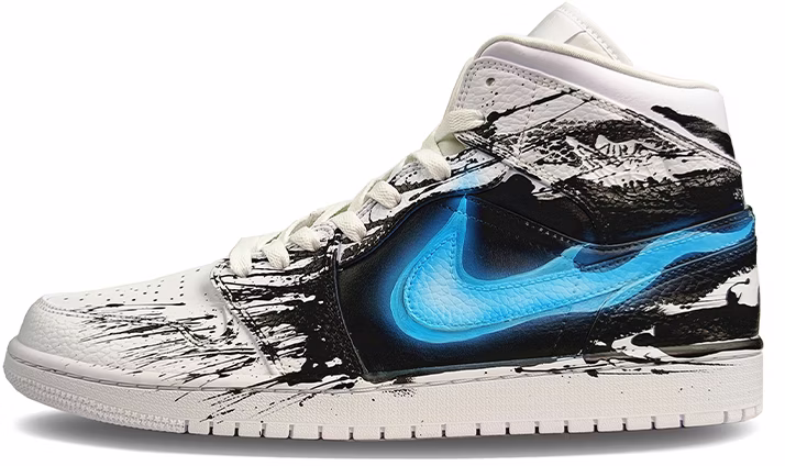 custom-shoes-air-jordan-1-mid-venom-colorblock