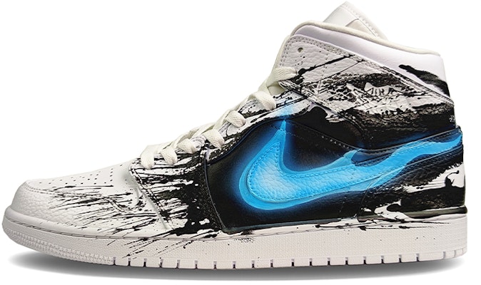 カスタムAJ1ミッド "ヴェノムカラーブロック" 554724-130(TeamG-超级英雄-毒液-手绘) Buy カスタムAJ1ミッド "ヴェノムカラーブロック" 554724-130(TeamG-超级英雄-毒液-手绘)