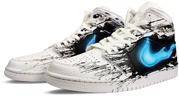 カスタムAJ1ミッド "ヴェノムカラーブロック" 554724-130(TeamG-超级英雄-毒液-手绘) Lookbook カスタムAJ1ミッド "ヴェノムカラーブロック" 554724-130(TeamG-超级英雄-毒液-手绘)