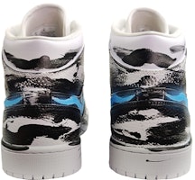 【定製球鞋】Jordan Air Jordan 1 Mid 超級英雄 毒液 拼色 中幫 復古籃球鞋 男款 黑白 Shop 【定製球鞋】Jordan Air Jordan 1 Mid 超級英雄 毒液 拼色 中幫 復古籃球鞋 男款 黑白