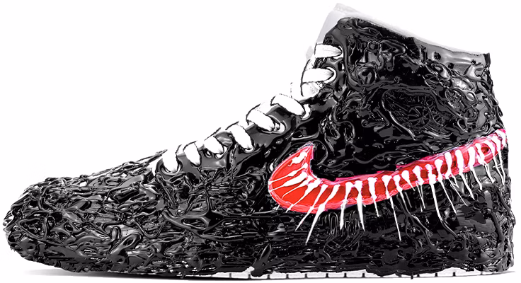 custom-shoes-air-jordan-1-mid-venom-dark