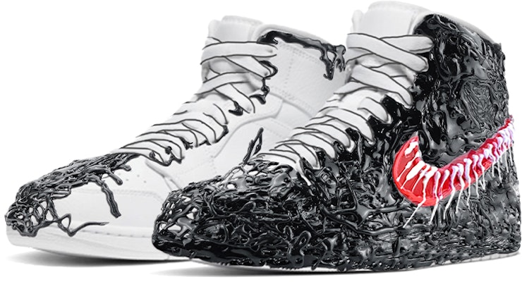 【定製球鞋】 Jordan Air Jordan 1 Mid 超級英雄 毒液 暗黑系 限量發售 防滑 中幫 復古籃球鞋 男女同款 黑色 Purchase 【定製球鞋】 Jordan Air Jordan 1 Mid 超級英雄 毒液 暗黑系 限量發售 防滑 中幫 復古籃球鞋 男女同款 黑色