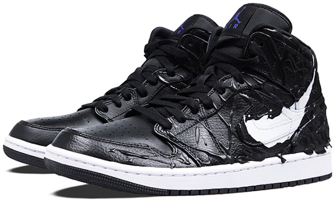 Zapatillas Personalizadas Air Jordan 1 Mid "Venom" 554724-077(TeamP-毒液电影主题定制喷绘黑色) Lookbook Zapatillas Personalizadas Air Jordan 1 Mid "Venom" 554724-077(TeamP-毒液电影主题定制喷绘黑色)