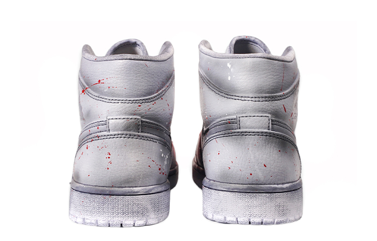 Shop [Zapatillas Personalizadas] Air Jordan 1 Mid 'Venom Slaughter' 554724-130(TeamF-男款毒液反派)