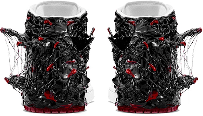 【定製球鞋】 Jordan Air Jordan 1 Mid 毒液 超級反派 情侶鞋 暗黑系 特殊材料 中幫 復古籃球鞋 男款 黑紅 Details for 【定製球鞋】 Jordan Air Jordan 1 Mid 毒液 超級反派 情侶鞋 暗黑系 特殊材料 中幫 復古籃球鞋 男款 黑紅