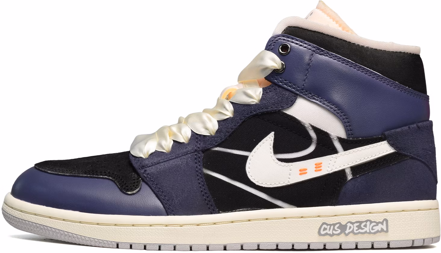 custom-shoes-air-jordan-1-mid-vintage-black-white-purple