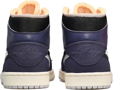 커스텀 에어 조던 1 미드 '빈티지 블랙 화이트 퍼플' DM9652-100(TeamE-男款线条黑白紫) Shop 커스텀 에어 조던 1 미드 '빈티지 블랙 화이트 퍼플' DM9652-100(TeamE-男款线条黑白紫)