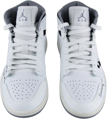 커스텀 에어 조던 1 미드 '빈티지 그레이' (Custom Air Jordan 1 Mid 'Vintage Grey') 554724-135(Team39-AMY31手稿黑白QD) Shop 커스텀 에어 조던 1 미드 '빈티지 그레이' (Custom Air Jordan 1 Mid 'Vintage Grey') 554724-135(Team39-AMY31手稿黑白QD)