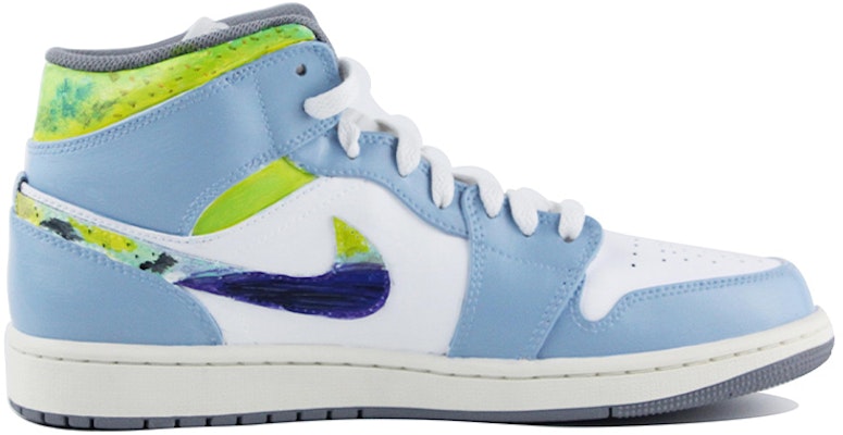 Zapatillas Personalizadas Air Jordan 1 Mid Gris Vintage 554724-135(Team39-AMY35绿灰) Order Zapatillas Personalizadas Air Jordan 1 Mid Gris Vintage 554724-135(Team39-AMY35绿灰)