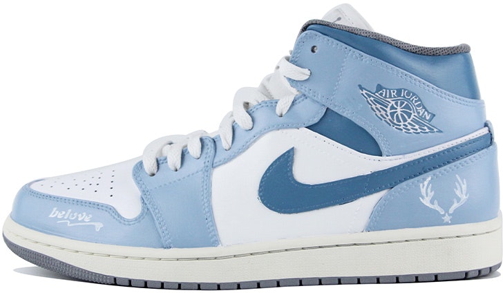 custom-shoes-air-jordan-1-mid-vintage-grey-blue-white
