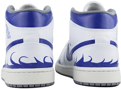 에어 조던 1 미드 '빈티지 그레이 블루 화이트' (커스텀) 554724-135(Team39-AMY50青花瓷) Purchase 에어 조던 1 미드 '빈티지 그레이 블루 화이트' (커스텀) 554724-135(Team39-AMY50青花瓷)