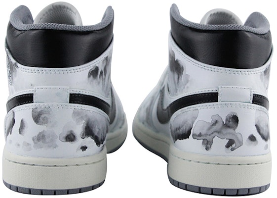 【定制鞋款】Air Jordan 1 Mid '复古墨龙' 554724-135(Team39-AMY45国风龙) Details for 【定制鞋款】Air Jordan 1 Mid '复古墨龙' 554724-135(Team39-AMY45国风龙)