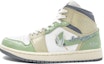 Buy 【訂製球鞋】喬丹 Air Jordan 1 Mid "復古仙鶴飛翔 耐磨防滑中筒經典籃球鞋 男款 白綠灰