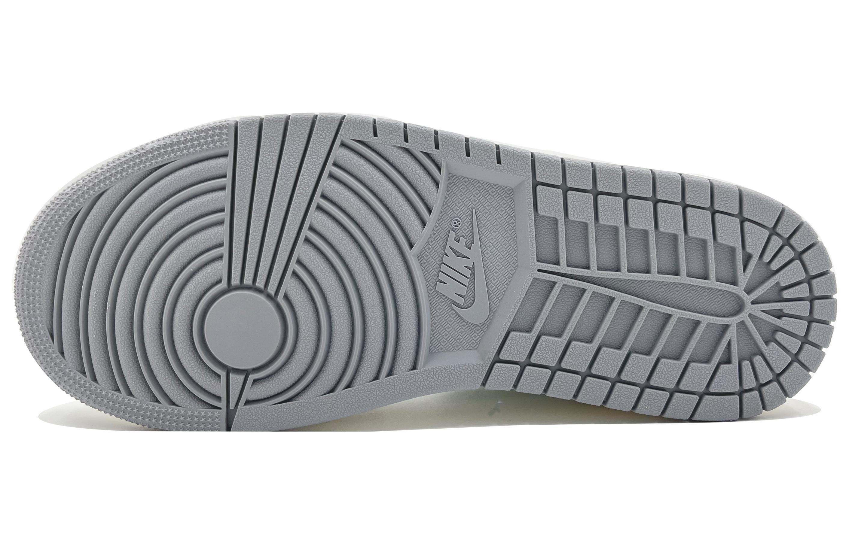 Details for [定制鞋] Air Jordan 1 中帮 '复古白绿灰' 554724-135(Team113-野居林鹤)