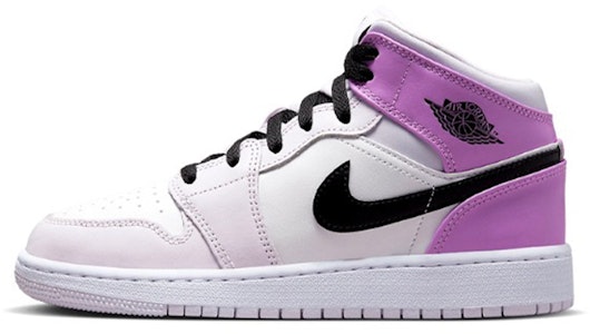 【客製化籃球鞋】 Jordan Air Jordan 1 紫羅蘭 少女心 手繪潑墨 中筒 復古籃球鞋 GS 紫白 Details for 【客製化籃球鞋】 Jordan Air Jordan 1 紫羅蘭 少女心 手繪潑墨 中筒 復古籃球鞋 GS 紫白