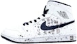 Buy 【訂製球鞋】 Jordan Air Jordan 1 Mid 國風潑墨 台風古文 將進酒 中筒 復古籃球鞋 男款 白黑