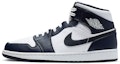 Sizing 【訂製球鞋】 Jordan Air Jordan 1 Mid 國風潑墨 台風古文 將進酒 中筒 復古籃球鞋 男款 白黑