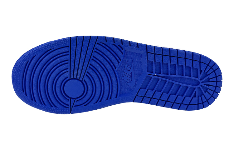 Details for [Sepatu Custom] Air Jordan 1 Mid 'Putih Biru Hitam Vibe' 852542-102(Team叁-男款AJ机能QD)