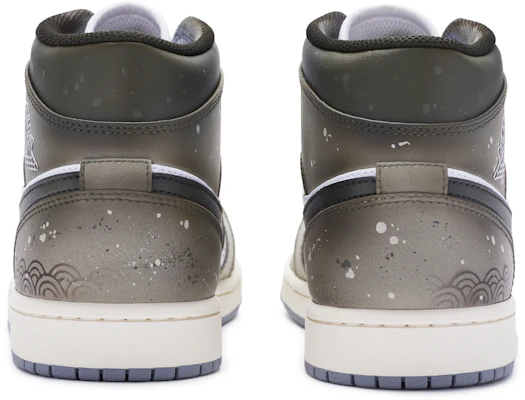 【定制球鞋】 Jordan Air Jordan 1 Mid 白露 節氣系列 新中式 手繪噴繪 中幫 復古籃球鞋 男款 白棕黑 Purchase 【定制球鞋】 Jordan Air Jordan 1 Mid 白露 節氣系列 新中式 手繪噴繪 中幫 復古籃球鞋 男款 白棕黑