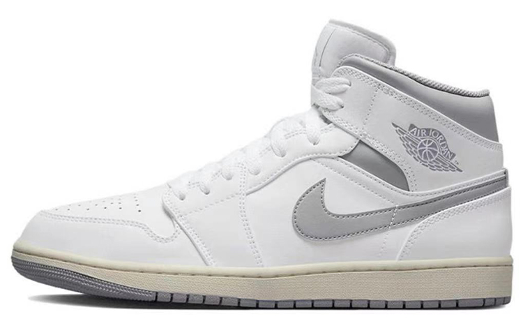 Details for 【訂製球鞋】Jordan Air Jordan 1 野鶴製造 水墨煙雲 鱗紋 拼接麂皮 中筒 復古籃球鞋 男款 米白