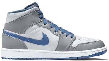 커스텀 에어 조던 1 미드 '울프 스피릿' (회/흰/파) DQ8423-014(Team56-狼山图腾) Order 커스텀 에어 조던 1 미드 '울프 스피릿' (회/흰/파) DQ8423-014(Team56-狼山图腾)