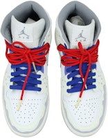 에어 조던 1 미드 '토끼의 해 블루 화이트' (커스텀) 554724-135(Team39-AMY84腰花白) Shop 에어 조던 1 미드 '토끼의 해 블루 화이트' (커스텀) 554724-135(Team39-AMY84腰花白)