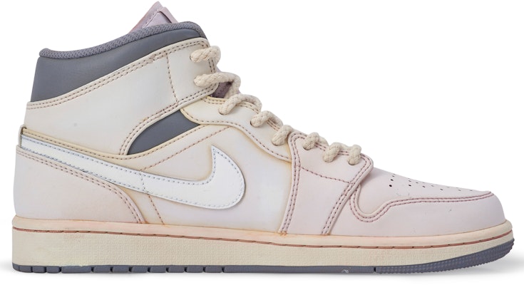 【客製化籃球鞋】Jordan Air Jordan 1 Mid 特殊鞋盒 遙遠歲月 染入 字母 解構 簡約 高筒 復古籃球鞋 男款 黃粉白 Lookbook 【客製化籃球鞋】Jordan Air Jordan 1 Mid 特殊鞋盒 遙遠歲月 染入 字母 解構 簡約 高筒 復古籃球鞋 男款 黃粉白