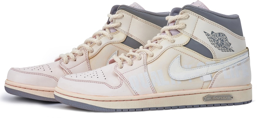 【客製化籃球鞋】Jordan Air Jordan 1 Mid 特殊鞋盒 遙遠歲月 染入 字母 解構 簡約 高筒 復古籃球鞋 男款 黃粉白 Shop 【客製化籃球鞋】Jordan Air Jordan 1 Mid 特殊鞋盒 遙遠歲月 染入 字母 解構 簡約 高筒 復古籃球鞋 男款 黃粉白