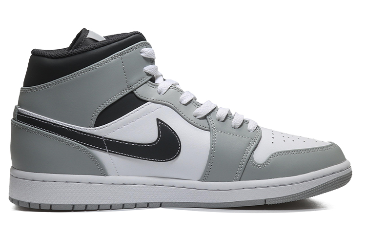 Order [Zapatillas Personalizadas] Air Jordan 1 Mid 'Yin Yang Koi' 554724-078(Team10-太极鱼男灰白黑QD)