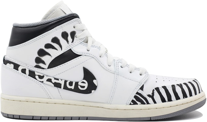 커스텀 에어 조던 1 미드 '지브라' 554724-135(Team39-AMY124斑马) Order 커스텀 에어 조던 1 미드 '지브라' 554724-135(Team39-AMY124斑马)