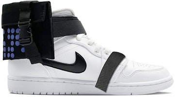 【客製球鞋】Jordan Air Jordan 1 Mid 機能風 戰術包 條形碼 中幫 復古籃球鞋 男款 黑紫 Order 【客製球鞋】Jordan Air Jordan 1 Mid 機能風 戰術包 條形碼 中幫 復古籃球鞋 男款 黑紫