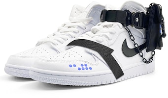 【客製球鞋】Jordan Air Jordan 1 Mid 機能風 戰術包 條形碼 中幫 復古籃球鞋 男款 黑紫 Purchase 【客製球鞋】Jordan Air Jordan 1 Mid 機能風 戰術包 條形碼 中幫 復古籃球鞋 男款 黑紫