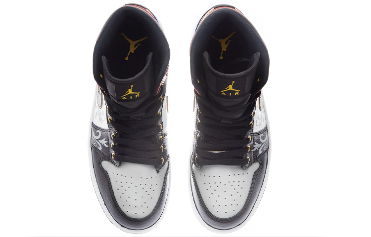 Purchase Zapatillas personalizadas Air Jordan 1 Mid 'Tigre Año Nuevo Chino' 554724-170(TeamA-黄男国风S-BOX)