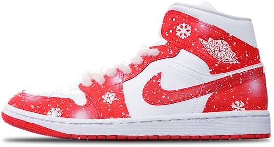 Zapatillas personalizadas Air Jordan 1 Mid 'Copo de Nieve Helado' BQ6472-116(TeamT-圣诞红白S-BOX) Buy Zapatillas personalizadas Air Jordan 1 Mid 'Copo de Nieve Helado' BQ6472-116(TeamT-圣诞红白S-BOX)