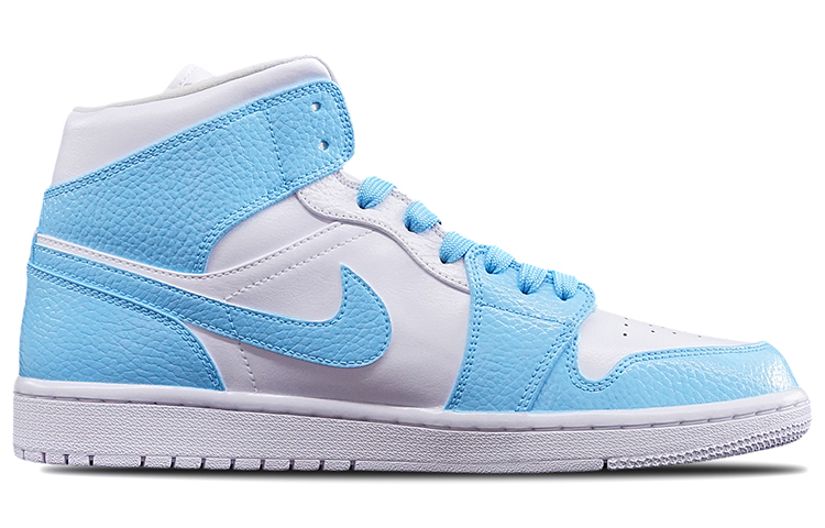 Order 【訂製球鞋】Jordan Air Jordan 1 Mid 手繪噴繪 夏日主題 雪糕冰淇淋 中幫 復古籃球鞋 男女同款 北卡藍