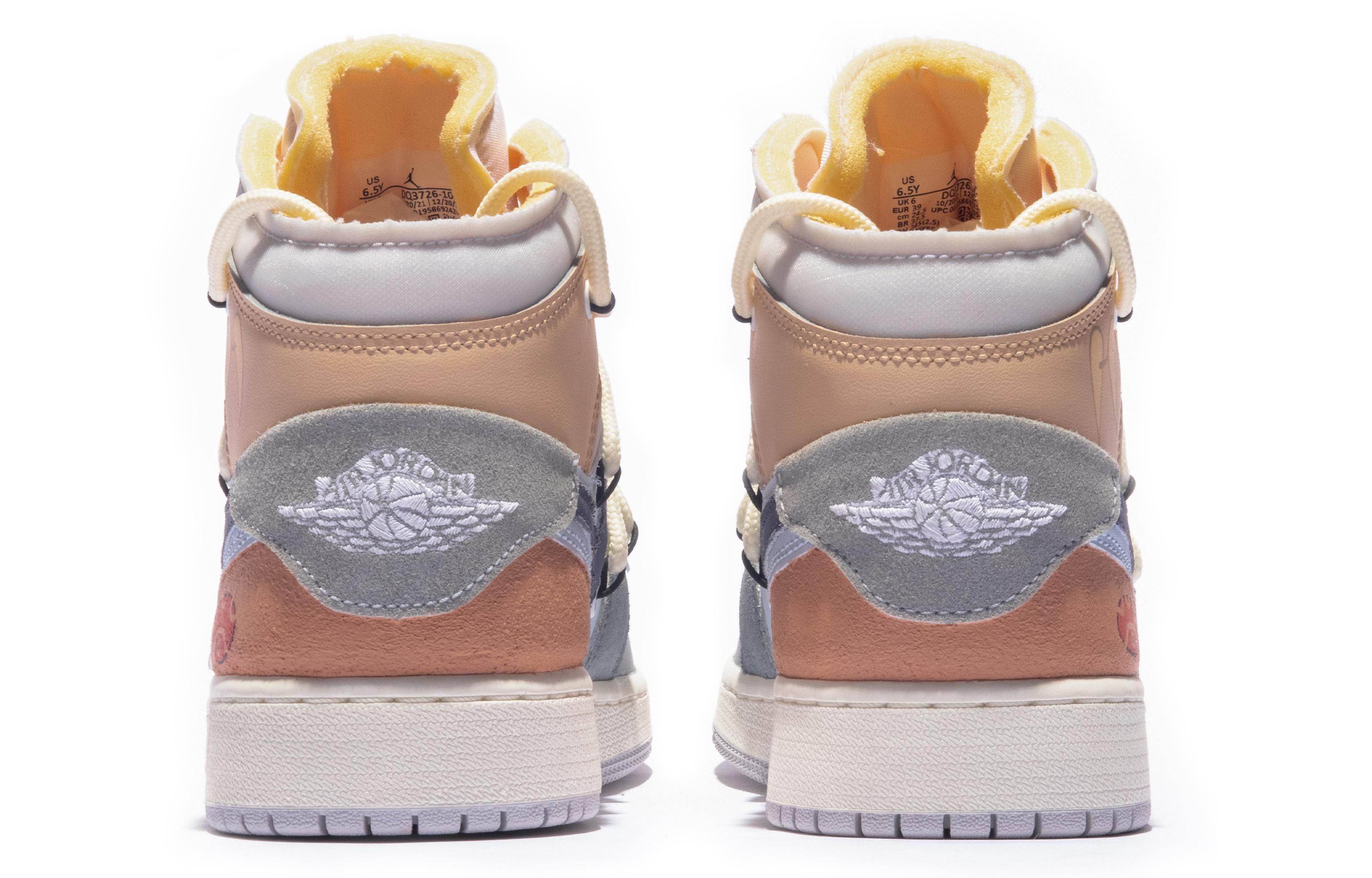 Purchase [定制鞋款] Air Jordan 1 Mid SE '蓝褐黄达芬奇工艺' DQ3726-100(TeamM-女款幽灵日记S-BOX)