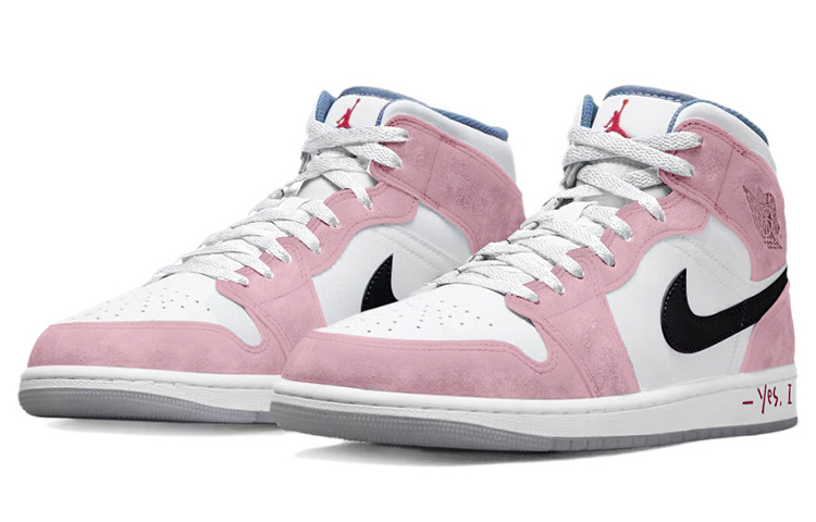 Lookbook 【カスタムシューズ】エアジョーダン1 ミッド SE「チェリーブロッサム ピンク」 DN3706-401(TeamY-男款复古告白粉白)