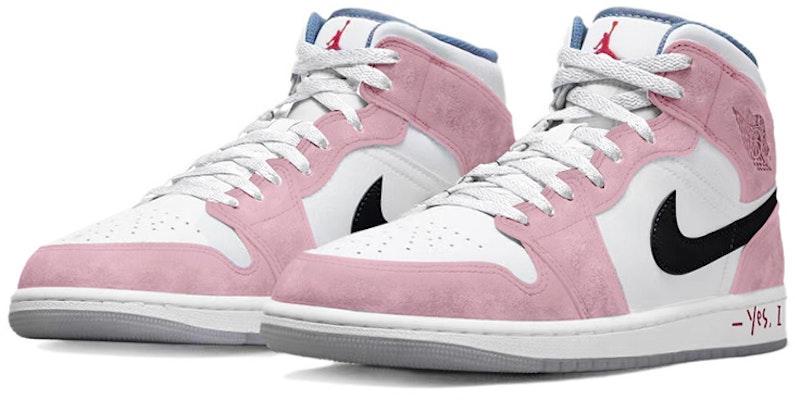 커스텀 에어 조던 1 미드 SE '벚꽃 핑크' DN3706-401(TeamY-男款复古告白粉白) Lookbook 커스텀 에어 조던 1 미드 SE '벚꽃 핑크' DN3706-401(TeamY-男款复古告白粉白)