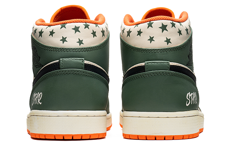 Shop Jordan 1 Mid SE "Café/Graffiti/Oliva" DM3531-800(TeamB-男款五角星军绿B-BOX)