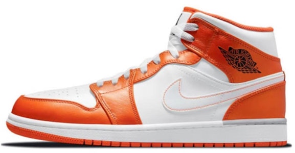 Jordan 1 Mid SE "Café Graffiti" Blanco-Gris-Naranja DM3531-800(TeamB-男款五角星咖色) Details for Jordan 1 Mid SE "Café Graffiti" Blanco-Gris-Naranja DM3531-800(TeamB-男款五角星咖色)