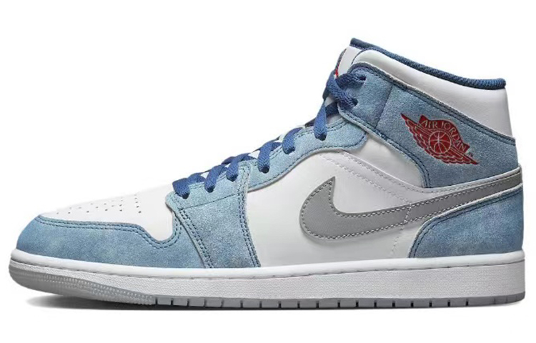 Details for [Custom Shoes] Air Jordan 1 Mid SE 'Floral White-Blue'
